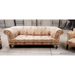Victorian Chesterfield Sofa & Chairs OLD